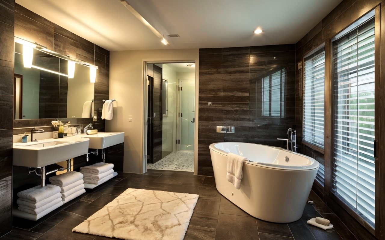 Освещение ванной комнаты в стиле ретро 1 Освещение ванной комнаты в стиле ретро