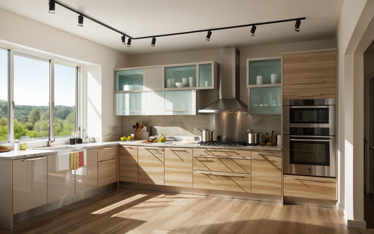 Встроенная подсветка рабочей зоны кухни 1 Встроенная подсветка рабочей зоны кухни