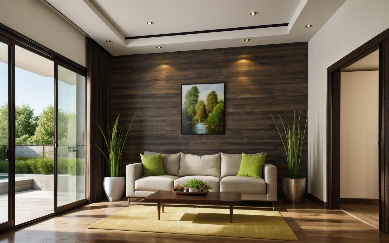 Декоративная подсветка растений в интерьере 1 Декоративная подсветка растений в интерьере