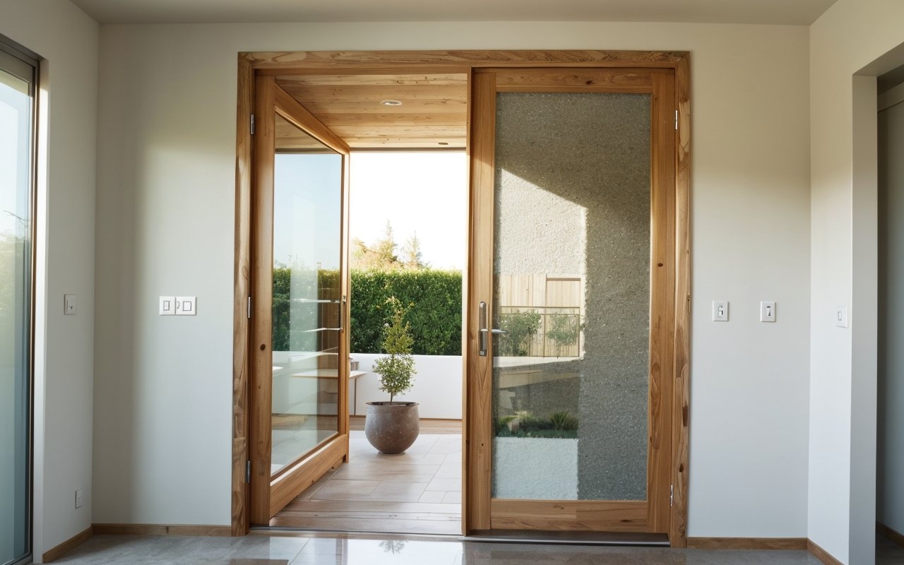 Эко-двери из переработанного бетона с интегрированными светодиодами для энергоэффективного освещения 1 Эко-двери из переработанного бетона с интегрированными светодиодами для энергоэффективного освещения