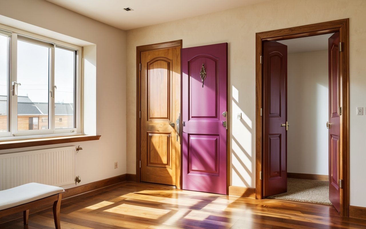 Эстетика и функциональность: как правильно выбрать цвет и текстуру двери для улучшения акустики в помещении 1 Эстетика и функциональность: как правильно выбрать цвет и текстуру двери для улучшения акустики в помещении
