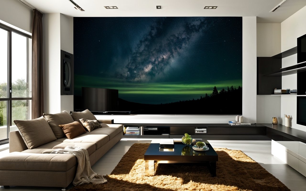 Интерьерный светодиодный проектор: как создать атмосферу звездного неба в домашнем пространстве и визуализировать мечты 1 Интерьерный светодиодный проектор: как создать атмосферу звездного неба в домашнем пространстве и визуализировать мечты