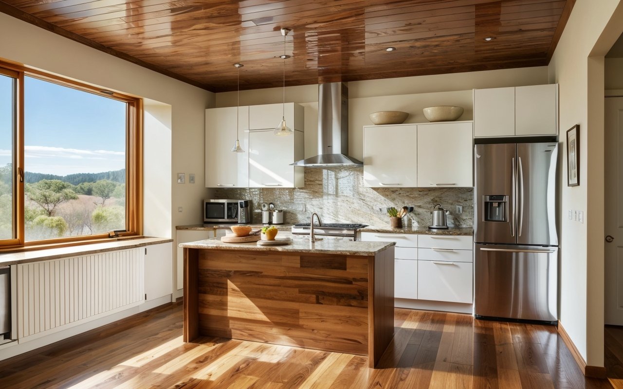 Кухня с эргономичной рабочей зоной 1 Кухня с эргономичной рабочей зоной