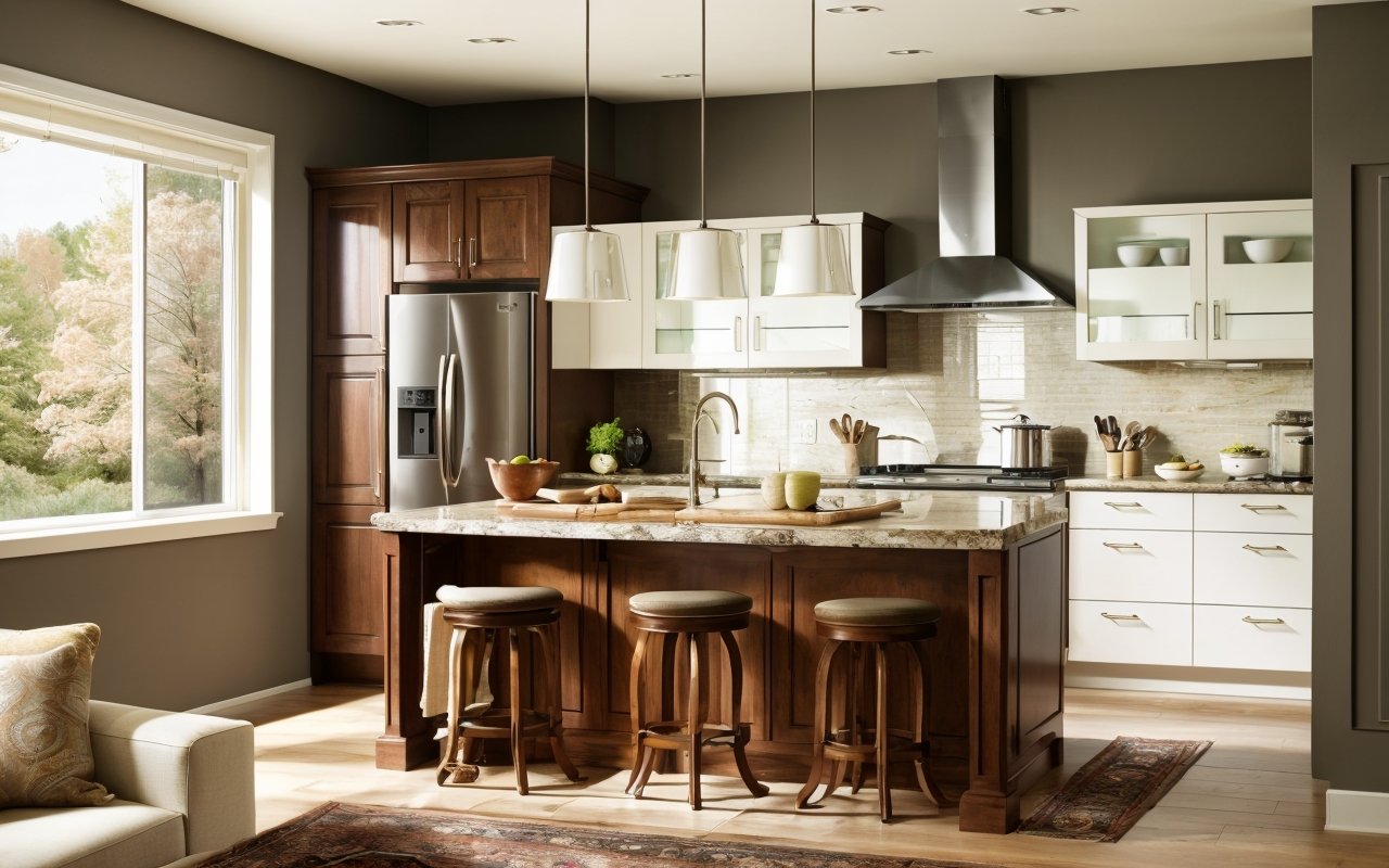 Как создать функциональный и стильный остров на кухне: баланс между хранением, приготовлением и зоной общения 1 Как создать функциональный и стильный остров на кухне: баланс между хранением, приготовлением и зоной общения